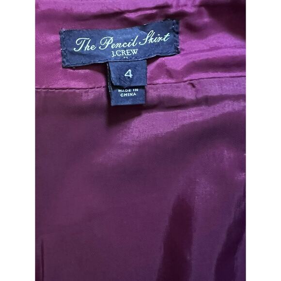 J. Crew Factory Womens Preppy Career Wool Blend The Pencil Skirt Size 4 - Picture 9 of 9